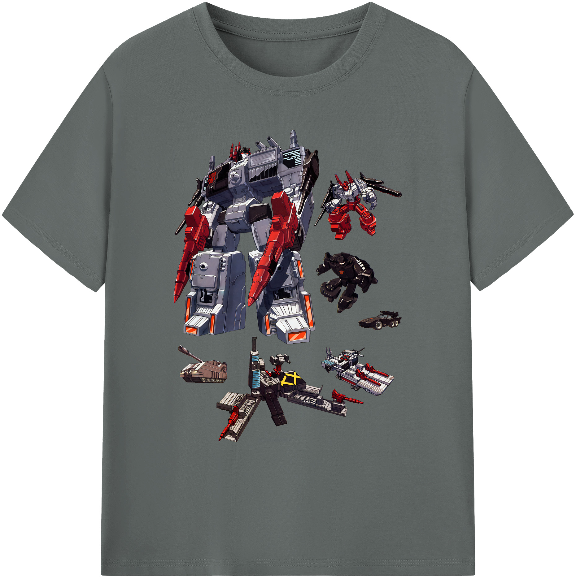 （画像用） Transformers トランスフォーマー 綿100％ メンズ半袖Tシャツ｜肌触りやわらか＆通気性